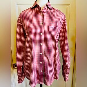 Facconable Gingham Dress Shirt Size S.
